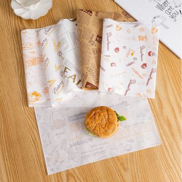 What is food wrapping paper for burger sandwich burrito dessert?