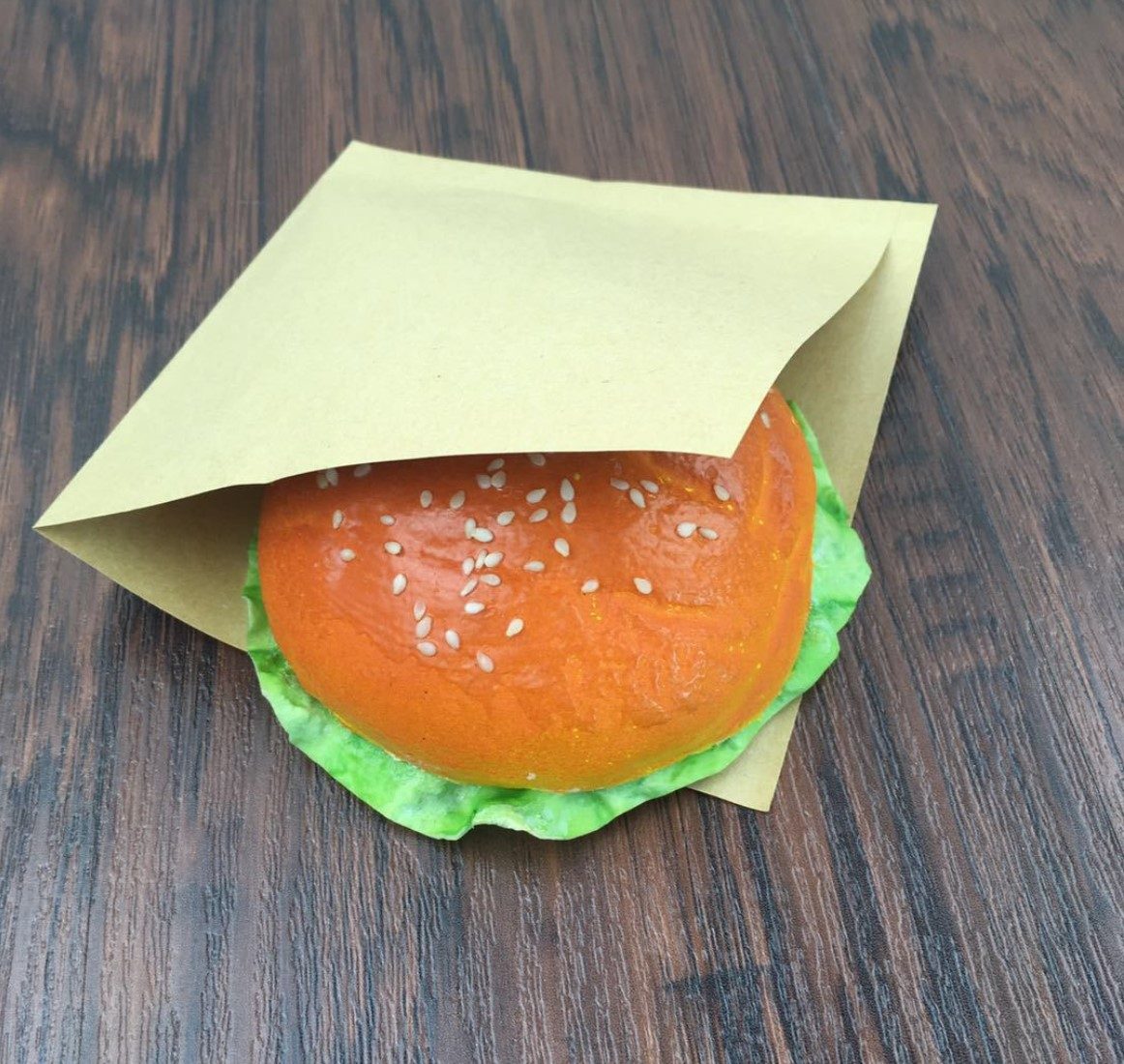 Sac à sandwich en papier ciré Popcorn Burger