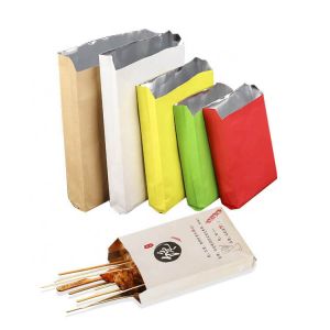 emballage aluminium feuille d’aluminium sacs de livraison de nourriture chaude sac kebabs en papier