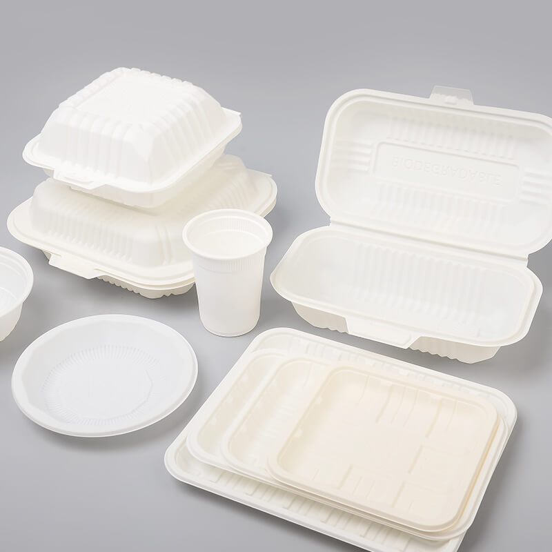 fécule de maïs biodégradable vaisselle jetable vaisselle assiettes