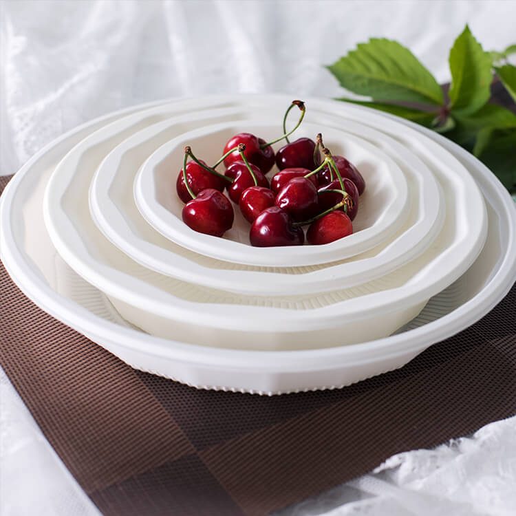 fécule de maïs biodégradable vaisselle jetable vaisselle assiettes
