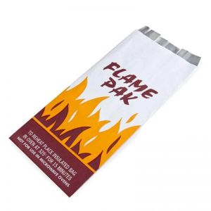 Bbq Kebab Hot Dog Aluminium Foil Lined Paper Bag Fast Food sacs de livraison