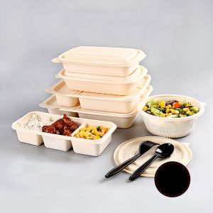 Boîte d’emballage nourriture pour le déjeuner enfants étanche 5 boîtes de compartiment