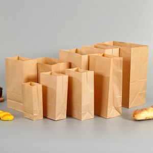 Kraft Paper Food Sacs de boulangerie sac à pain