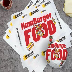 Feuille de polymère Papier ciré enduit de pe unique pour les emballages de hot-dogs alimentaires