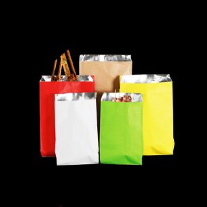 sacs en papier kraft résistant à la graisse sac brun sans danger pour les aliments