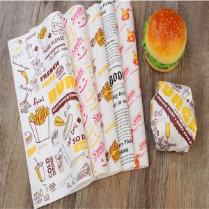Papier d’emballage Design Food Basket Liners Emballage rapide