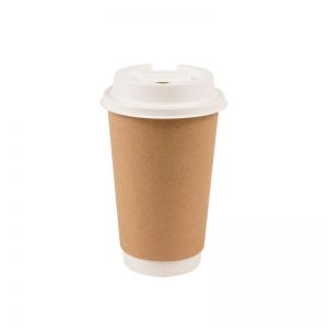 Cpla gobelet en papier matériel jetable couvercle Biodégradable bagasse café couvercle 90mm