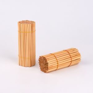 Outils de boisson bambou enveloppé individuellement biodégradable gazon vert futur paille