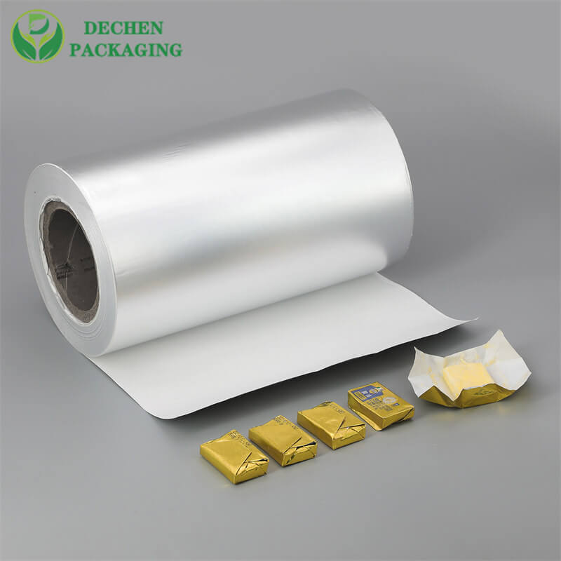 Feuille de papier laminé en aluminium pour emballage alimentaire