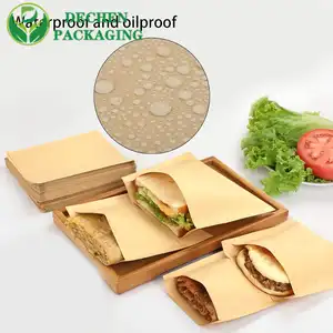 Sac de poulet Artisanat sac en papier alimentaire personnalisé Food Bag logo